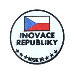 Nášivka - Inovace Republiky, mise IR, bílá