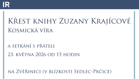 Pozvánka: Křest knihy Kosmická víra