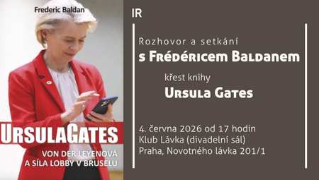 Pozvánka: Rozhovor a setkání s Frédéricem Baldanem a křest knihy Ursula Gates
